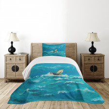Sail in Stormy Weather Bedspread Set