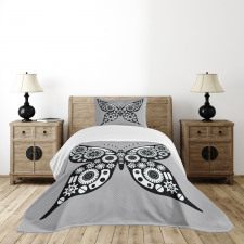 Silhouette Butterfly Bedspread Set