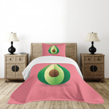 Fresh Healthy Avocado Bedspread Set