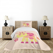 Childish Patchwork Cow Bedspread Set