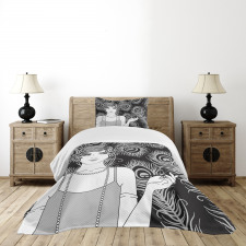 Retro Party Concept Bedspread Set