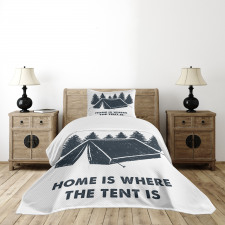 Home is Where the Tent is Bedspread Set