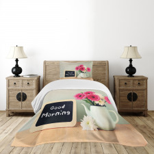 Fresh Flowers Morning Bedspread Set