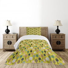 Autumn Trees Bedspread Set