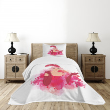 Feather Headband Bedspread Set