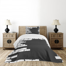 Chalky Stencil Bedspread Set