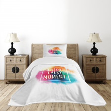 Colorful Dust Clouds Bedspread Set