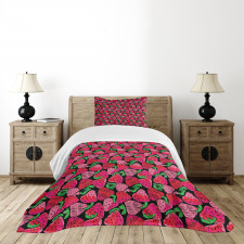 Colorful Sketch Bedspread Set