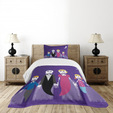 Family of Ghosts Bedspread Set