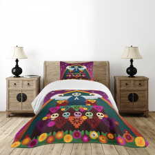 Angel Skull Altar Bedspread Set