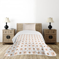 Botanic Flowers Bedspread Set