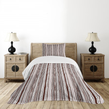 Torn Paper Shred Edge Bedspread Set