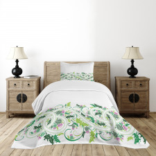 Border Style Ornament Bedspread Set