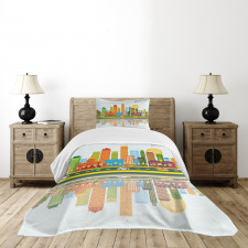 Flying Tiny Seagulls Bedspread Set