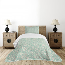 Tropical Sea Life Design Bedspread Set