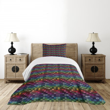 Hundreds of Tiles Bedspread Set