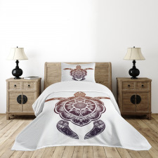 Ornate Mandala Motif Bedspread Set