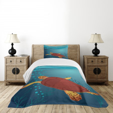 Underwater Composition Bedspread Set