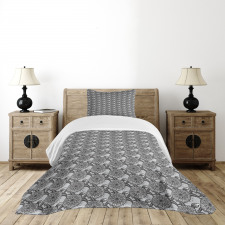 Detailed Mandala Sign Bedspread Set