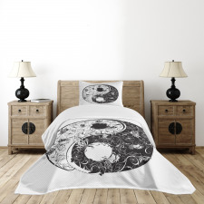 Floral Ornamentation Bedspread Set