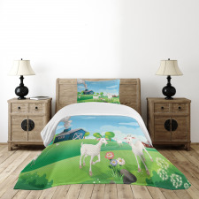 Pleasant Farm Life Bedspread Set