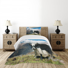 Bull Rural Mountains Bedspread Set