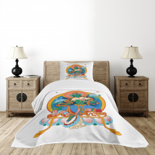 Sacred Female Figure Bedspread Set