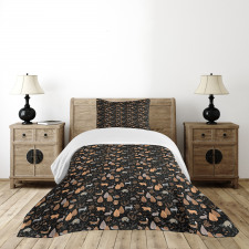 Child Cartoon Forest Bedspread Set