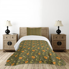 Squirrel Acorn Nature Bedspread Set