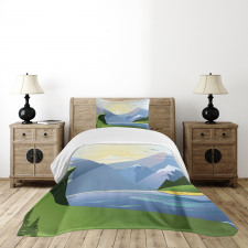 Refreshing Outdoors Bedspread Set