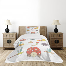 Nursery Doodle Bugs Bedspread Set