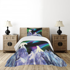 Aurora Borealis Ice Bedspread Set