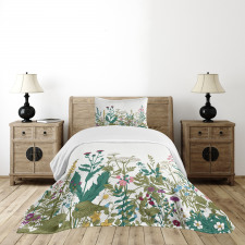 Wildflower Arrangement Bedspread Set