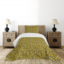 Wild Cat Camouflage Bedspread Set