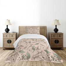 Tender Spring Petals Bedspread Set