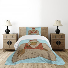 Melancholic Yeti Pipe Bedspread Set