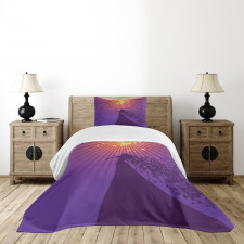 Opera Singer Musical Notes Bedspread Set