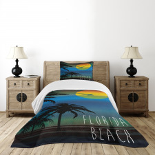 Dreamlike Sunset Shore Bedspread Set