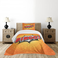 Cartoon Speech Bubble Bedspread Set