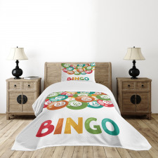 Lottery Game with Balls Bedspread Set