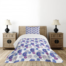 Blossoming Daisies Design Bedspread Set