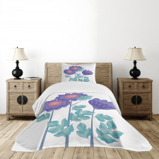 Ornamental Flower Bouquet Bedspread Set