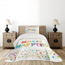 Magic Happens Bedspread Set