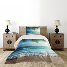 Palms Tropical Island Bedspread Set