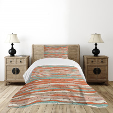 Contemporary Pastel Tone Bedspread Set