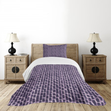 Grunge Brush Strokes Bedspread Set