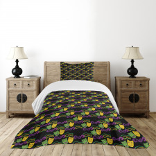 Masquerade Pattern Bedspread Set