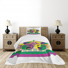 Comedy and Tragedy Bedspread Set