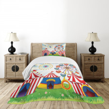 Striped Tents Bedspread Set