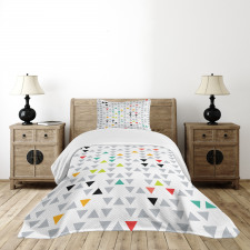Hipster Triangles Bedspread Set